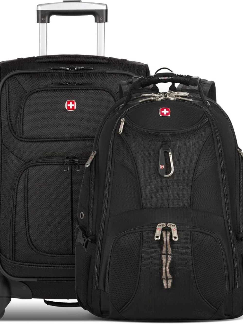 Sion 2-Piece Expandable Spinner Luggage & Tech Backpack Set